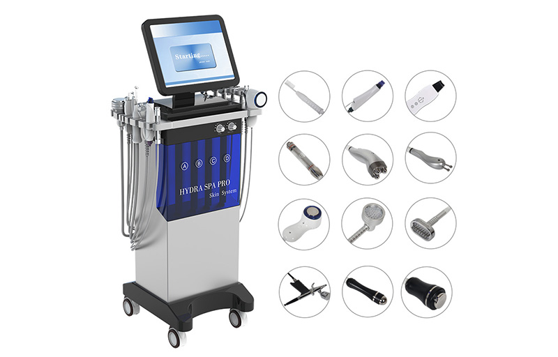 WAESEN 14 in 1 hydro face care aqua peel beauty salon equipment cola hammer skin cleaning hydra dermabrasion facial machine Model: SPA800