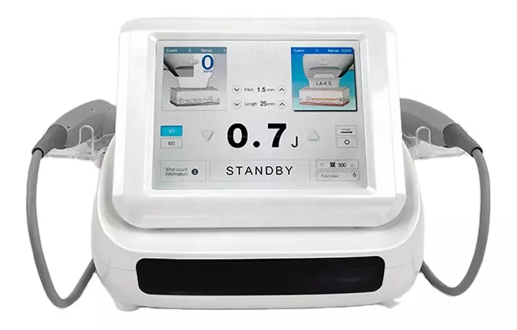 7D HIFU machine with 7 cartridges for face lifting and body slimming Model: 7D-F