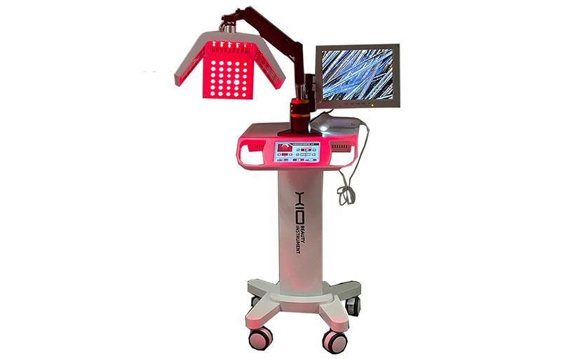 Powerful salon machine anti hair loss laser pdt led 650nm hair growth diode laser red led headlight infrared therapy light Model: Hair G-03