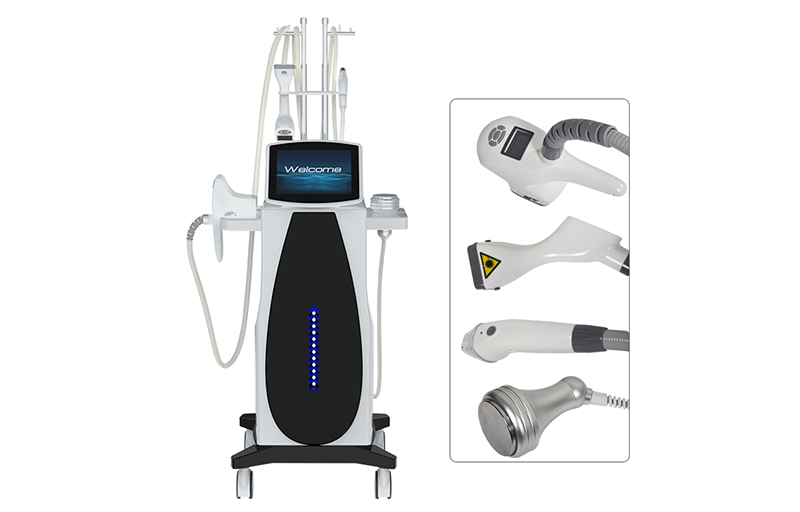 4 Handles Vacuum RF laser cavitation massage body slimming velashape machine Model: V268